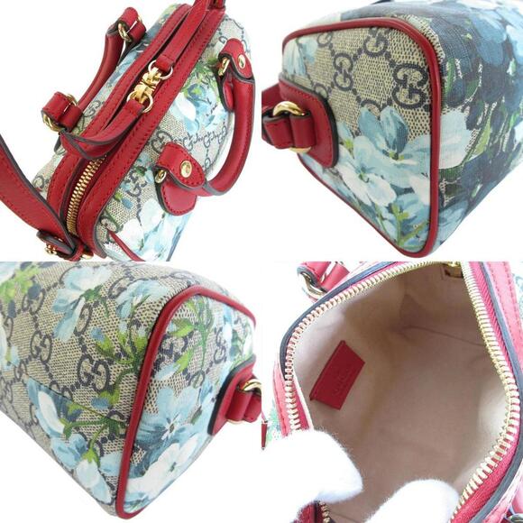 GUCCI Red Leather Shoulder Bag - Picture 4 of 5